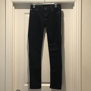J Crew Matchstick dark rinse jean